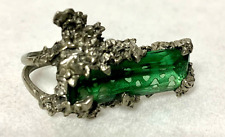 Beautiful Winter Garden crystal ring alchemy gothic RING R