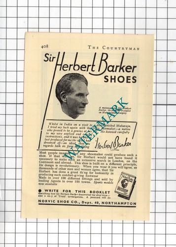 Sir herbert barker - herbert, shoe