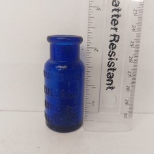 Antique BROMO SELTZER Emerson Drug Co. Baltimore Cobalt Blue Bottle
