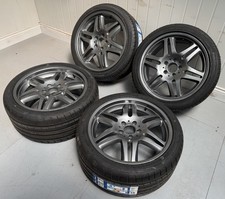 Genuine Brabus Monoblock VI 18” Alloy Wheels Mercedes Benz Staggered 8.5j 9.5j