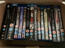 BUNDLE -  3D BLU-RAY + BLU- RAY  MOVIES - HOBIT / ROBIN HOOD / STAR TREK  X 15