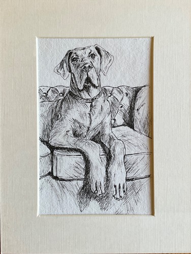 Original pen ink drawing - original, &