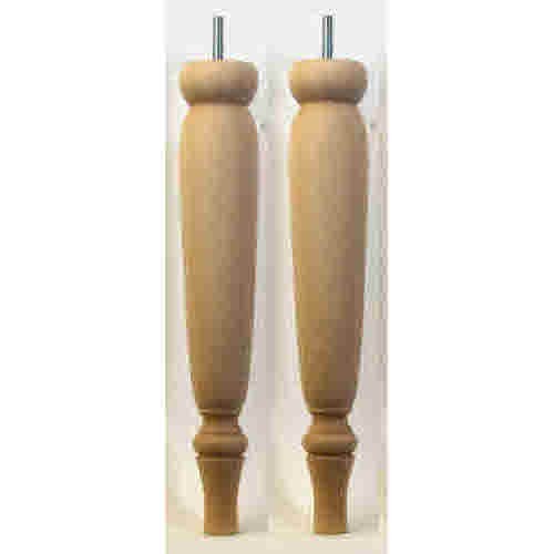 Turned beech legs - turned,