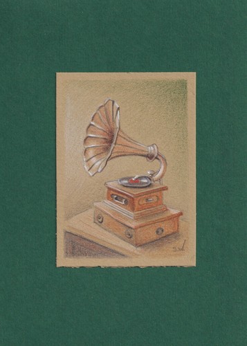 Aceo original drawing - aceo,