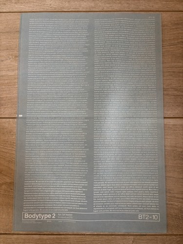 Letraset letter transfer - 1,