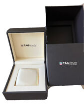 Genuine Brown Tag Heuer Swiss Watch Box Case Complete with Outer Box