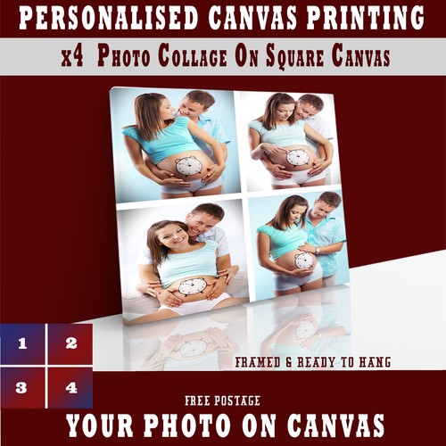 Personalised photo canvas - personalised, on