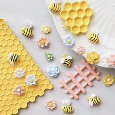 Bee Honey Comb Fence Silicone