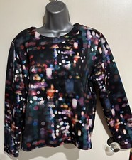 Sportmax Code Multicolour Scuba Fabric Sweatshirt Sweater Jumper Size S Oversize