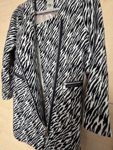 Zebra design wollen - 60%, coat