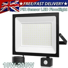 10-200W LED Floodlight PIR
