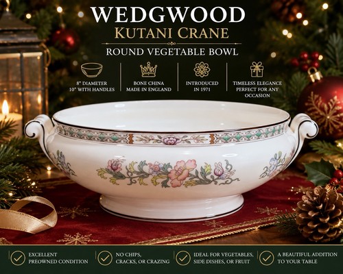 Wedgwood kutani crane round - crane,