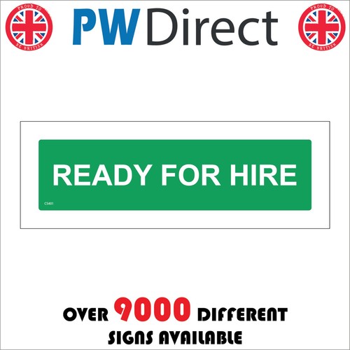 Sign ready for - sign,