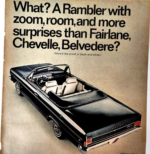 Rambler classic convertible - rambler,