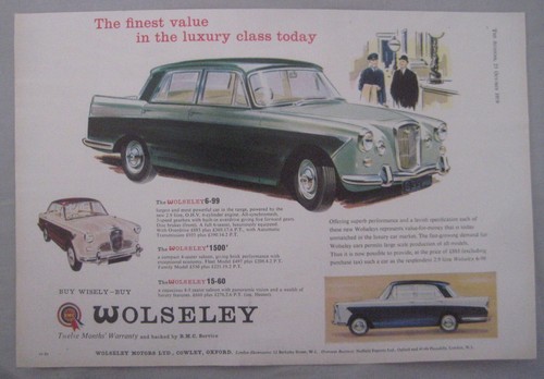 1959 wolseley 1500 - 6-99,,