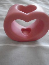 PartyLite SmartScents Holder:  Heart Shaped Smart Scents Holder: Pink: