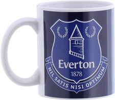 Everton FC Mug -Halftone Ceramic Tea Coffee New Football Cup Official Licensed