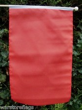 PLAIN RED LARGE HAND WAVING