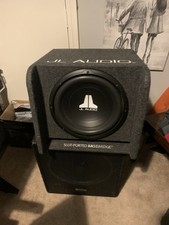 JL Audio Slot-Ported BassWedge Subwoofer Box – Excellent Condition