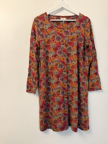 Mistral red mix pumpkin print - red,