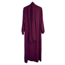 Ladies Plain Abaya with Hijab