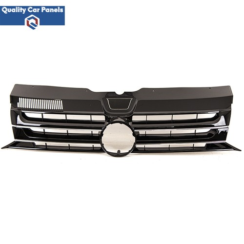 Front bumper grille glossblack - front,