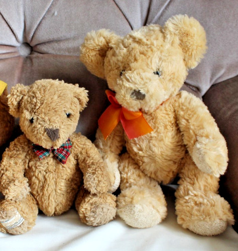 Vintage teddy bears - vintage, russ
