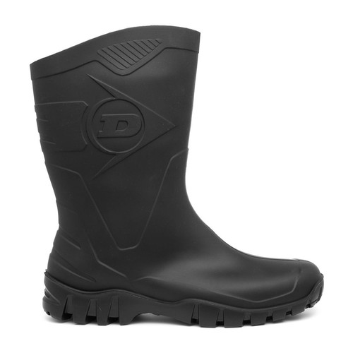 Dunlop mens wellies black - mens,