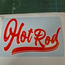 HOT ROD RETRO STYLE STICKER