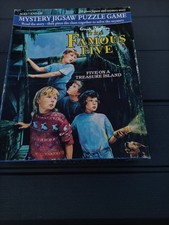 Famous Five on a Treasure Island 250 Piece Mystery Jigsaw Puzzle Game Vintage