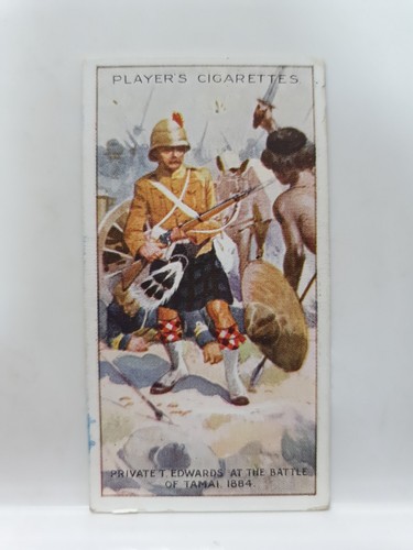 Cigarette card player - cigarette,