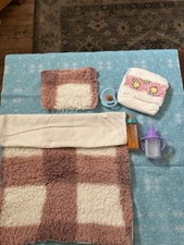 DOLLS PRAM AND COT  DUVET &