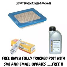 Mountfield Empress Service Kit. Air Filter Spark Plug & Engine oil B&S Quantum