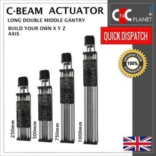 X Y Z AXIS KIT CNC ROUTER PLASMA  C-BEAM LONG DOUBLE WIDE GANTRY PLATE ACTUATOR 