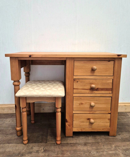 Wooden dressing table set - wooden, pine