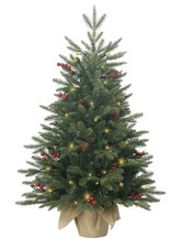3ft pre lit mini - pre-lit, christmas