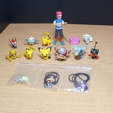 Pokemon  Figure Bundle x 12 Nintendo  original rare articulated Ash and abra inc