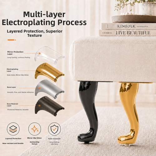 Metal foot furniture - furniture, for