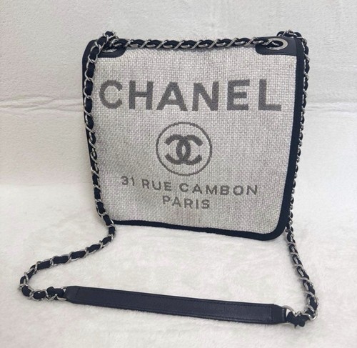Chanel deauville tote shoulder - deauville,