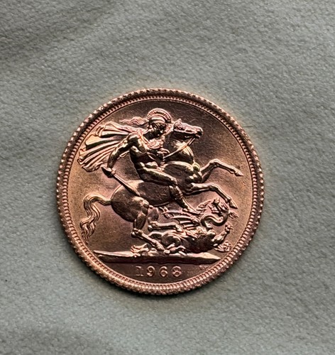 1968 full gold sovereign - gold,