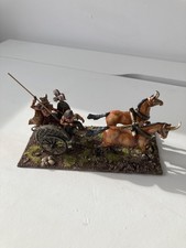 54mm metal painted ancient briton/ celtic war chariot by irregular miniatures