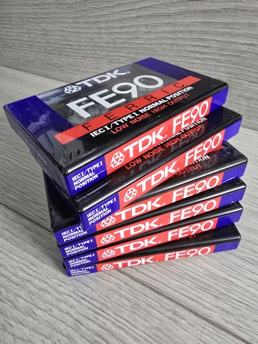 Tdk fe90 blank audio - fe90, x6