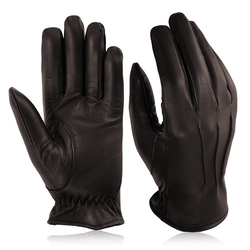 Men leather police top - leather,