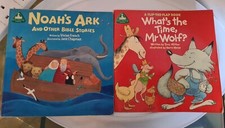 Vintage 2000 ELC BOOKS Noah's Ark & Mr Wolf