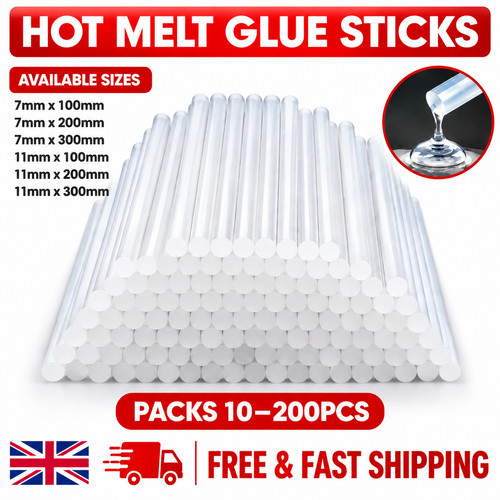 Hot melt glue sticks 7mm - melt,