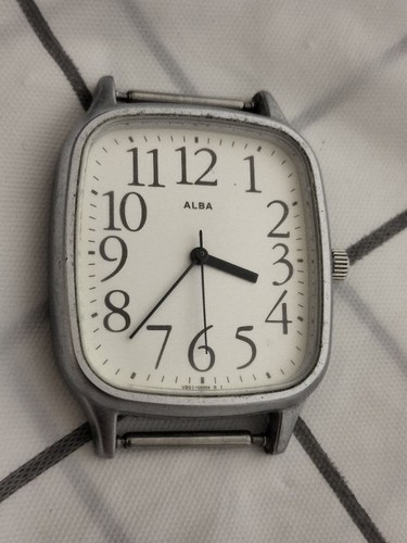 Seiko alba v501 - seiko, square