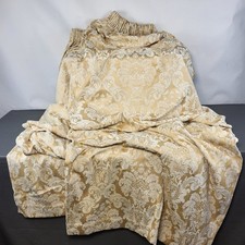 Vintage Gold Damask Curtains