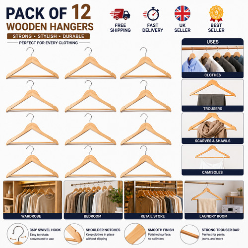 Prime wooden clothes - clothes, hangers