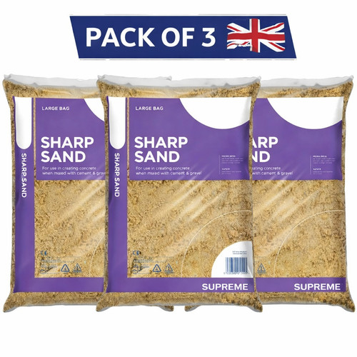 Sharp sand 25kg major bags - sharp,