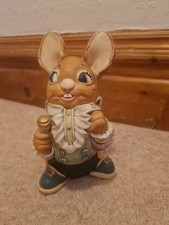 Vintage Pendelfin Father Rabbit Figurine large 7.5"